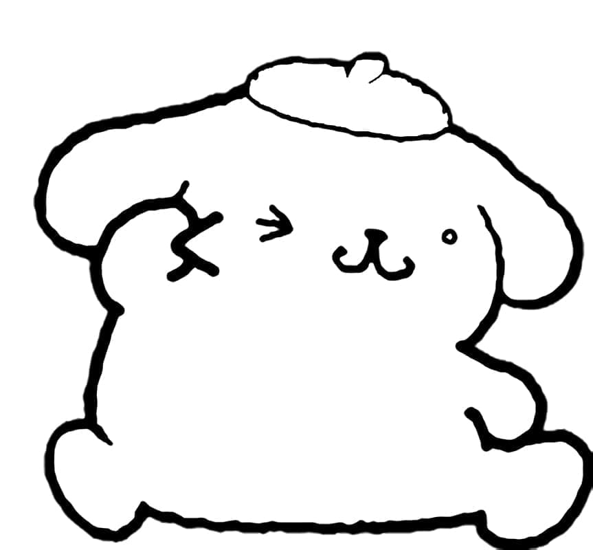 Fise de colorat cu Pompompurin de colorat p39