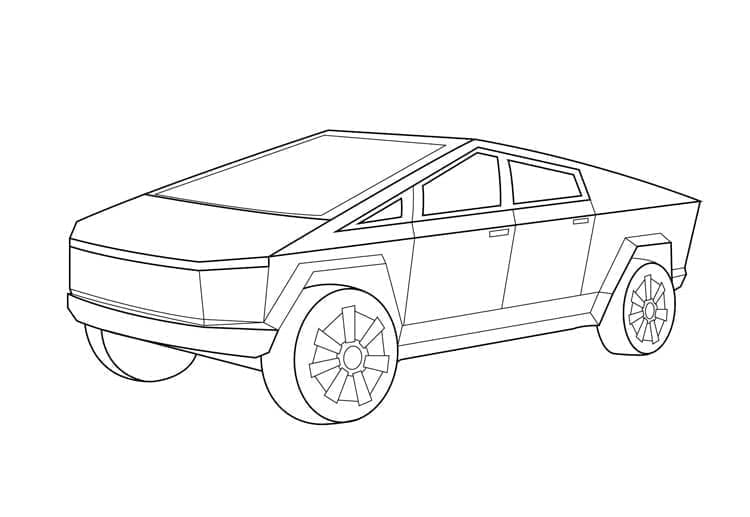 Fise de colorat cu Tesla de colorat p06