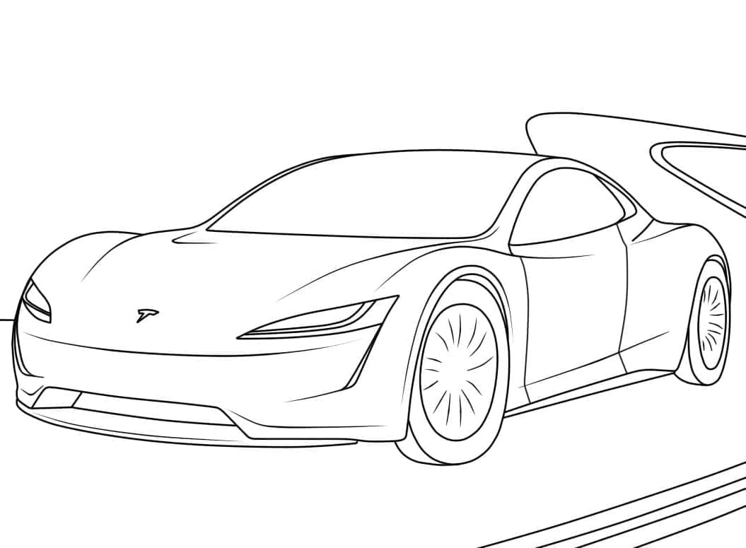 Fise de colorat cu Tesla de colorat p12