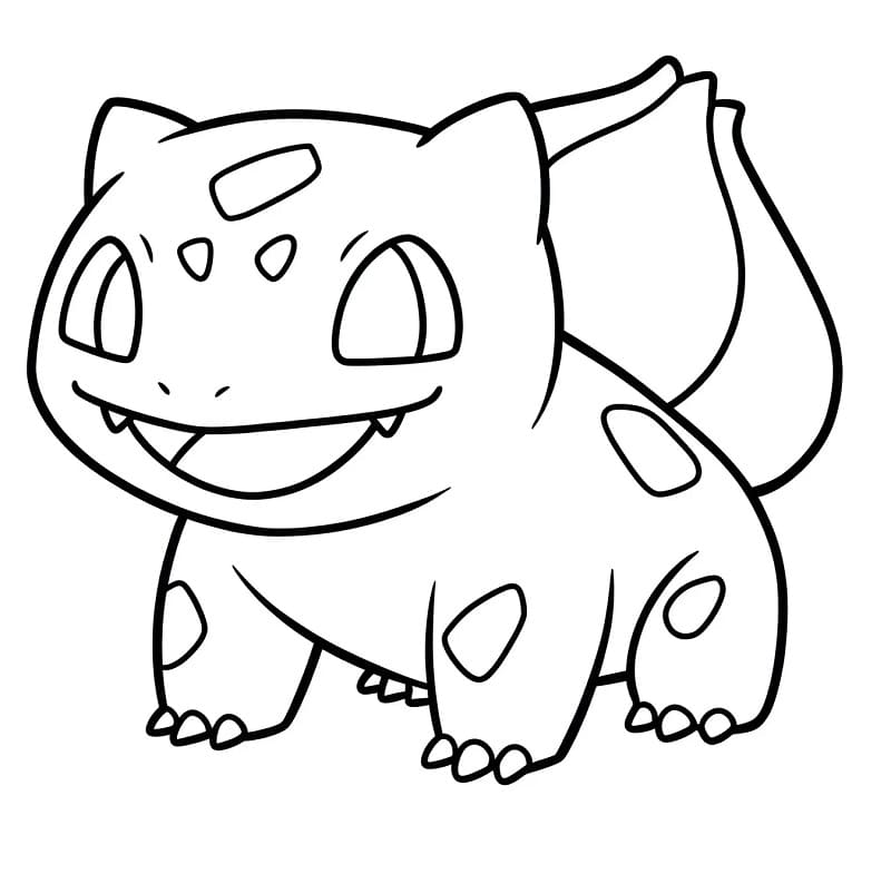 Fise de colorat cu Bulbasaur de colorat p27