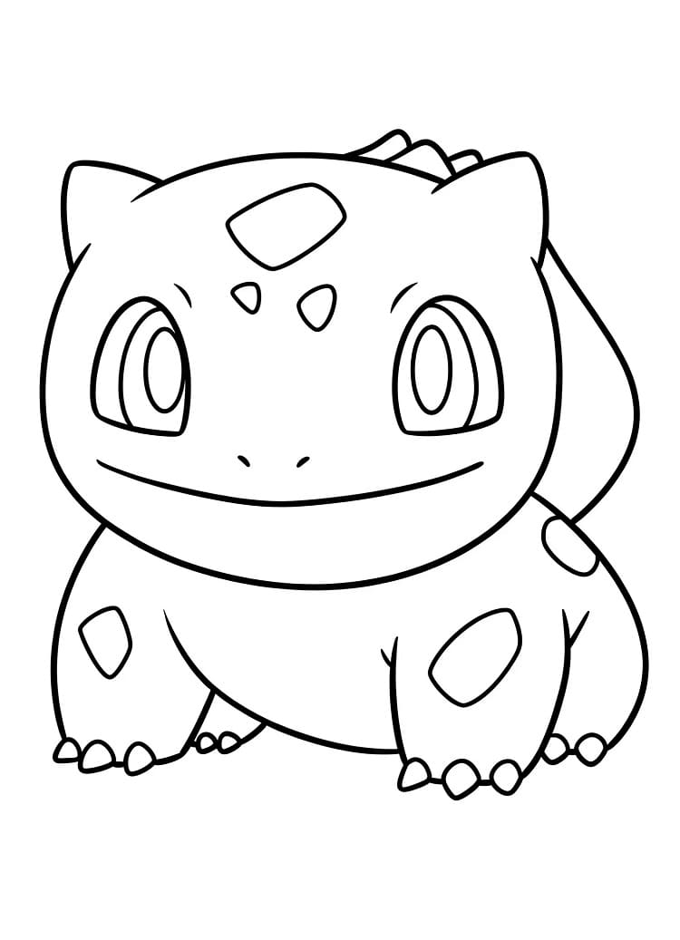 Fise de colorat cu Bulbasaur de colorat p28