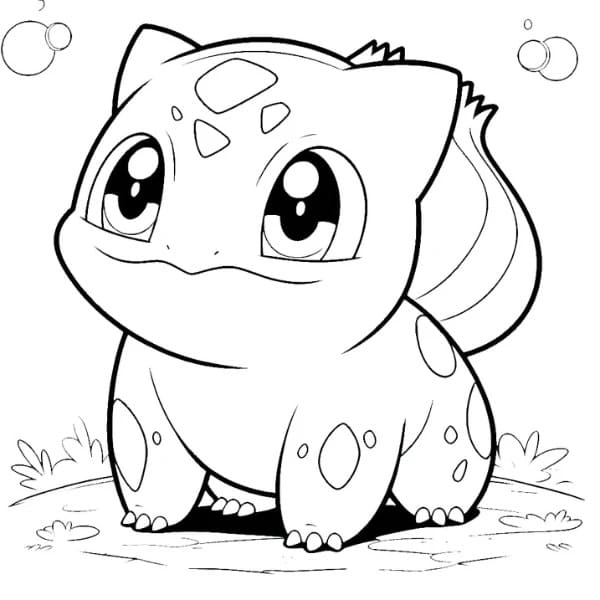 Fise de colorat cu Bulbasaur de colorat p29