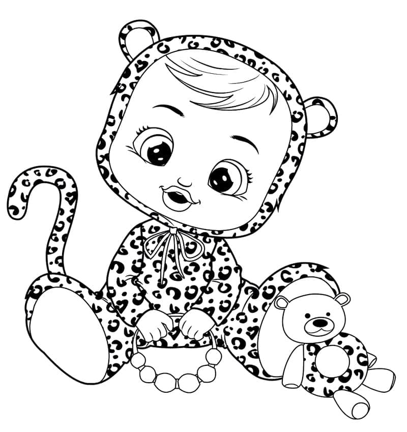 Fise de colorat cu Cry Babies de colorat p27