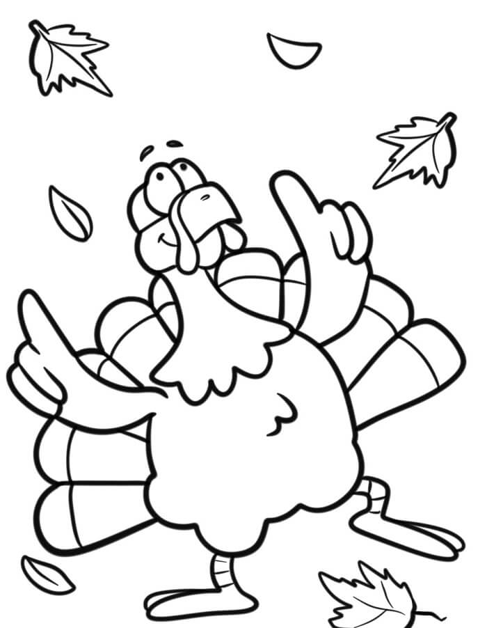 Fise de colorat cu Curcani de colorat p26