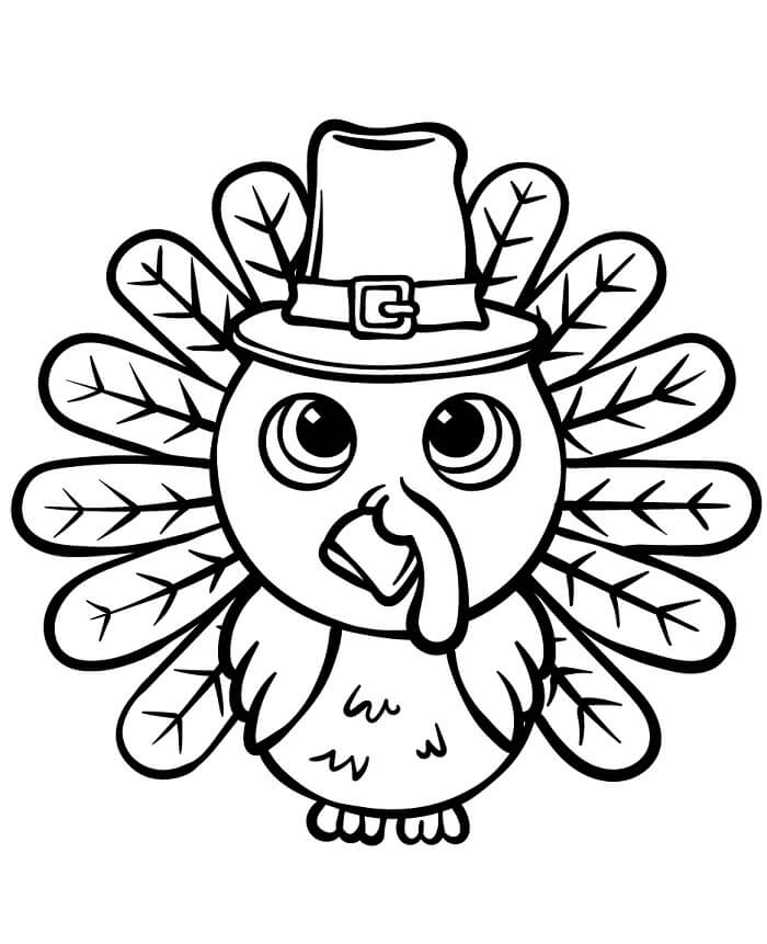 Fise de colorat cu Curcani de colorat p35