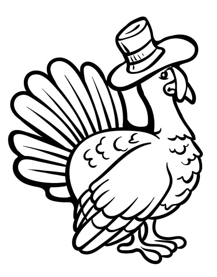 Fise de colorat cu Curcani de colorat p36