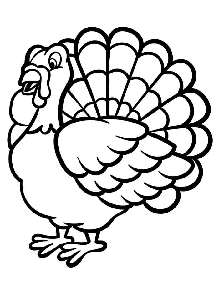 Fise de colorat cu Curcani de colorat p38