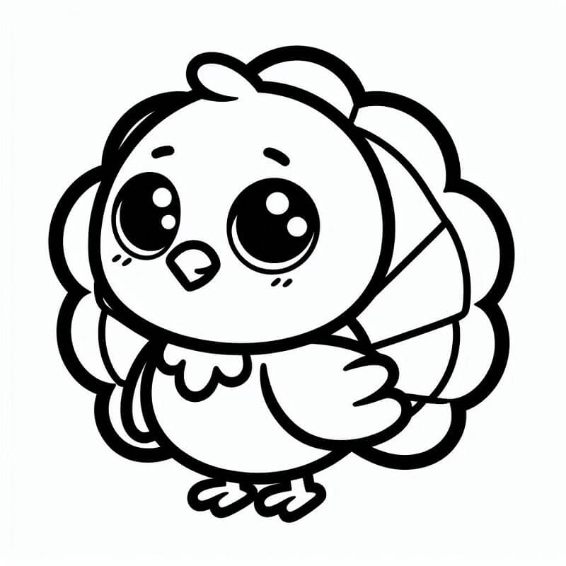 Fise de colorat cu Curcani de colorat p41