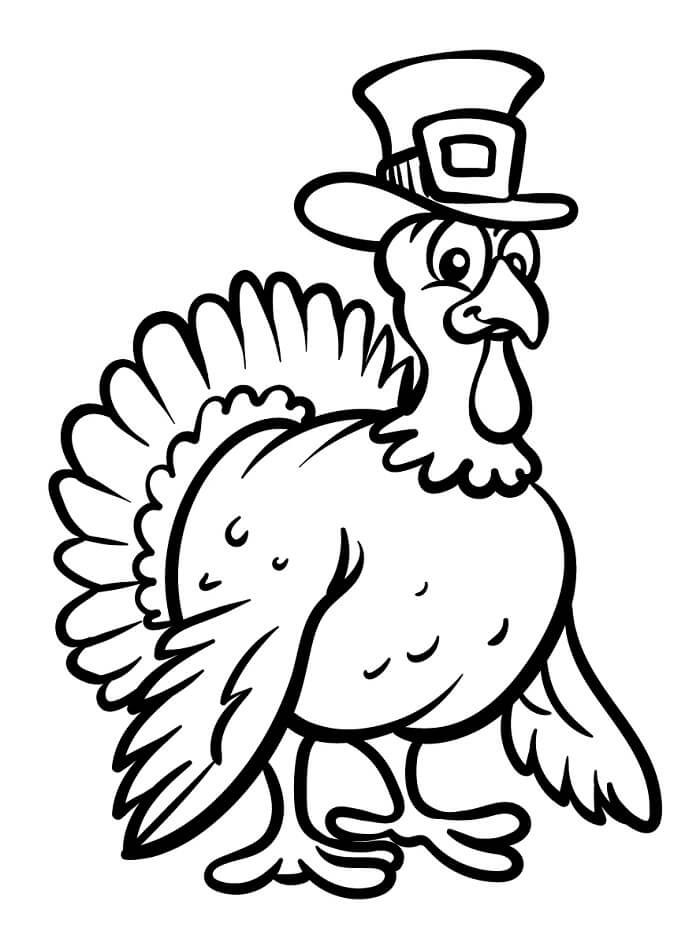 Fise de colorat cu Curcani de colorat p42