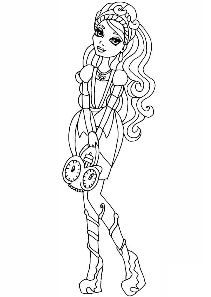 Fise de colorat cu Ever After High de colorat p13