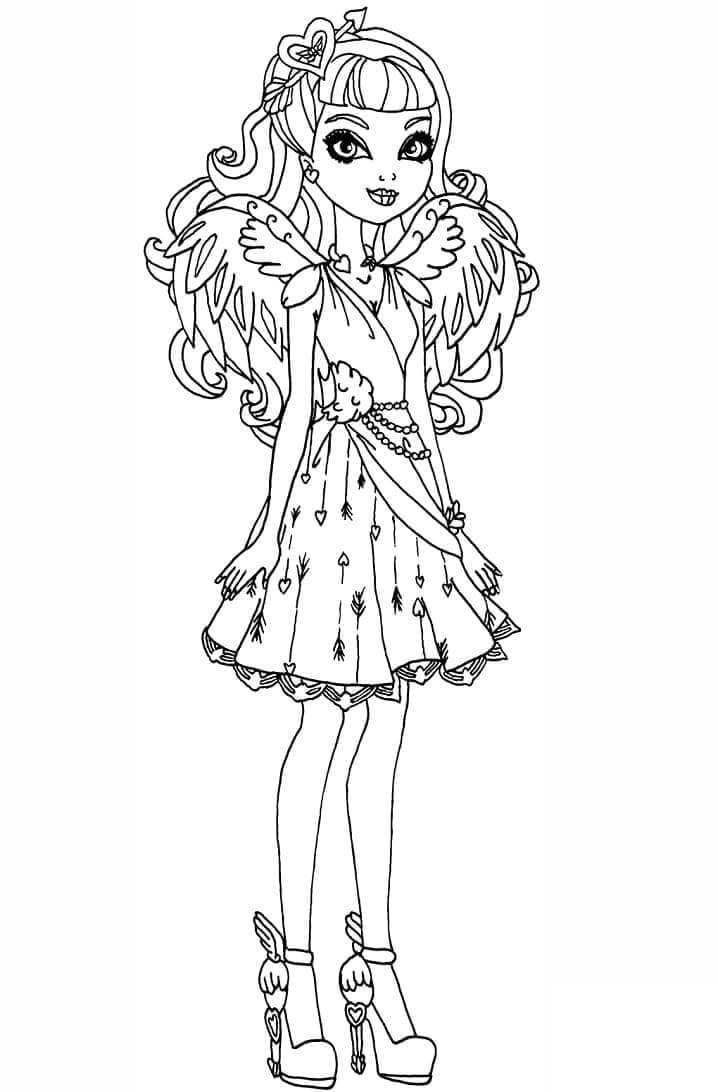 Fise de colorat cu Ever After High de colorat p15