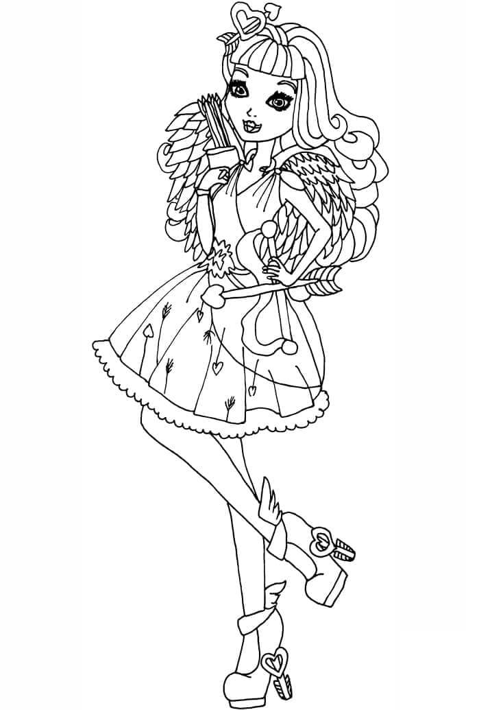 Fise de colorat cu Ever After High de colorat p16