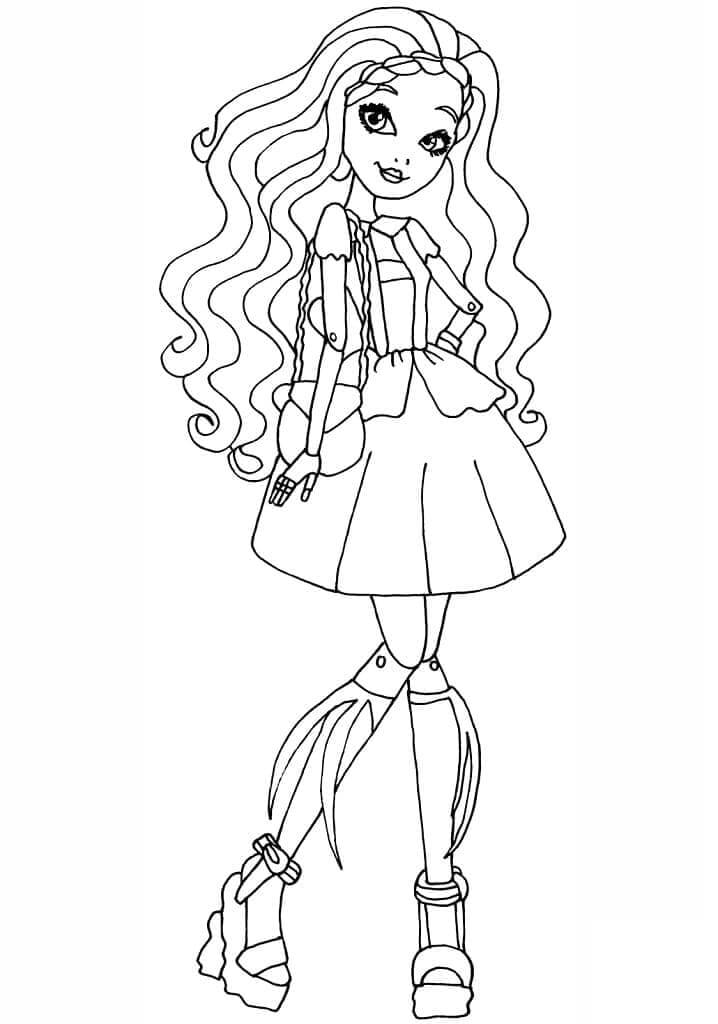 Fise de colorat cu Ever After High de colorat p18