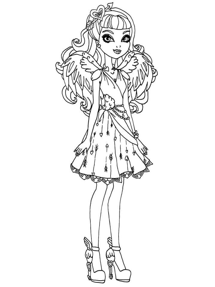 Fise de colorat cu Ever After High de colorat p26