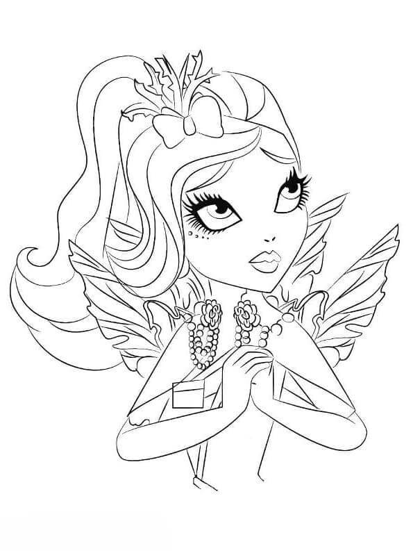 Fise de colorat cu Ever After High de colorat p39