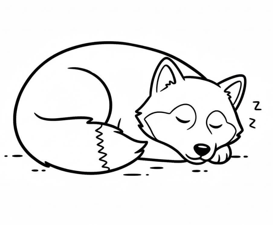 Fise de colorat cu Husky de colorat p10