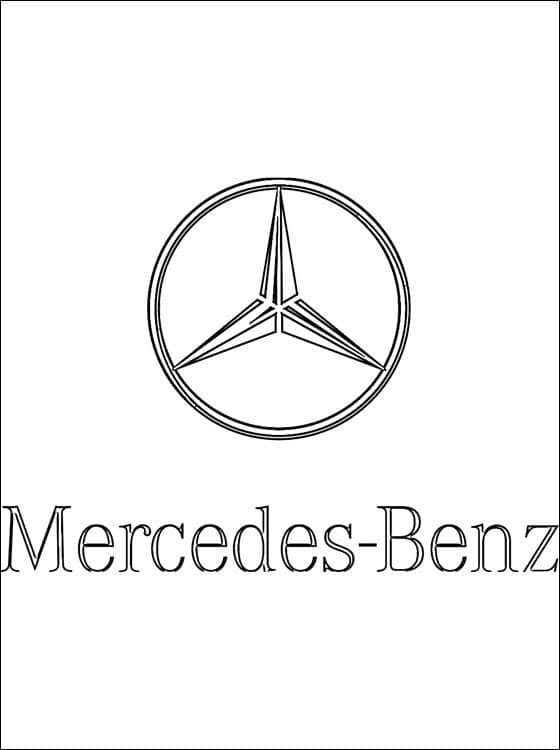 Fise de colorat cu Mercedes Benz de colorat p09