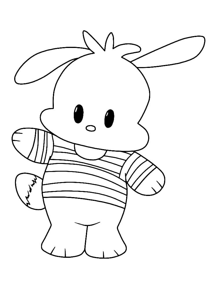 Fise de colorat cu Pochacco de colorat p12
