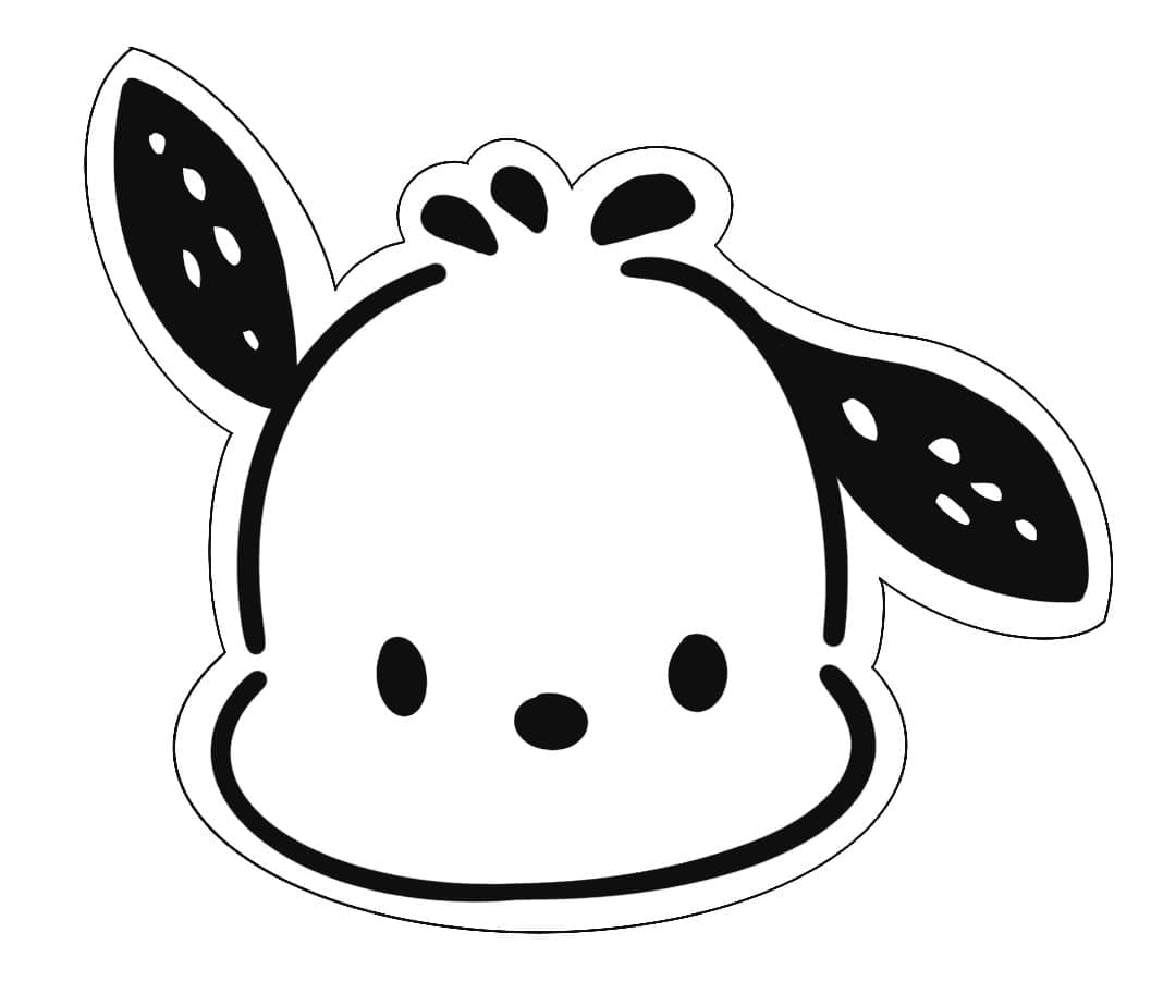 Fise de colorat cu Pochacco de colorat p28