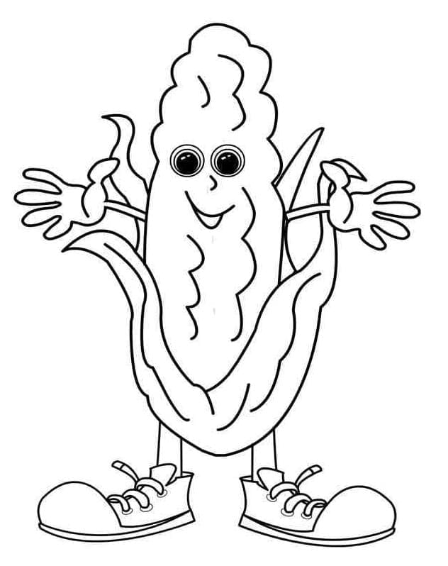 Fise de colorat cu Porumb de colorat p13