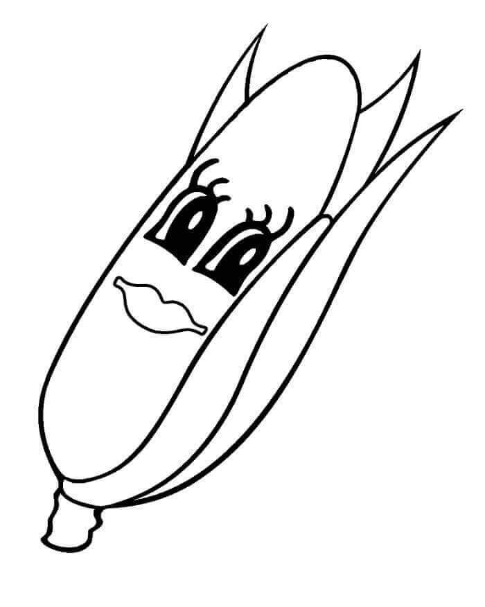 Fise de colorat cu Porumb de colorat p36