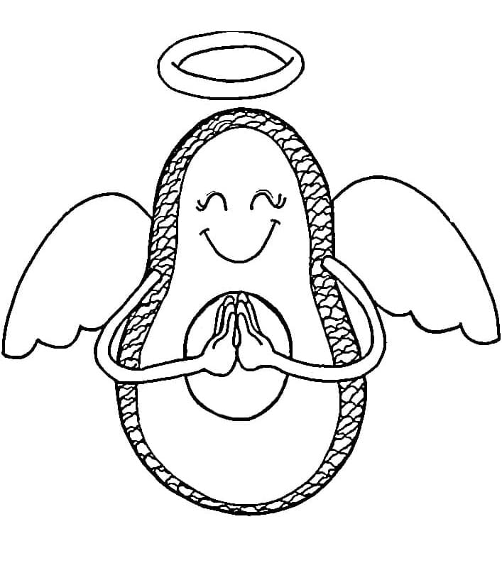 Fise de colorat cu Avocado de colorat p33