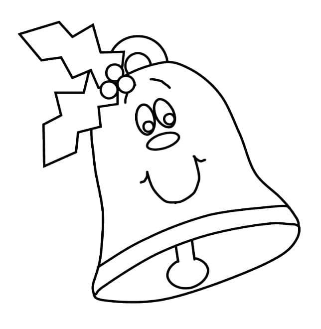 Fise de colorat cu Craciun Clopotei de colorat p36