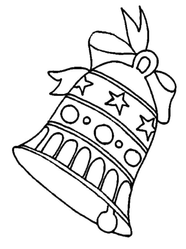 Fise de colorat cu Craciun Clopotei de colorat p39