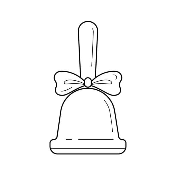 Fise de colorat cu Craciun Clopotei de colorat p40