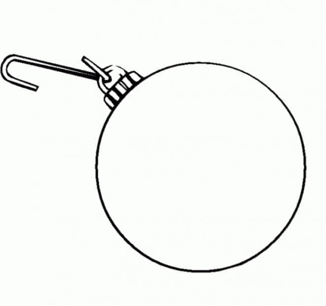 Fise de colorat cu Craciun Ornamente de colorat p02