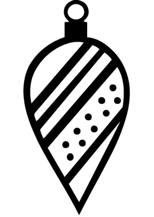 Fise de colorat cu Craciun Ornamente de colorat p12