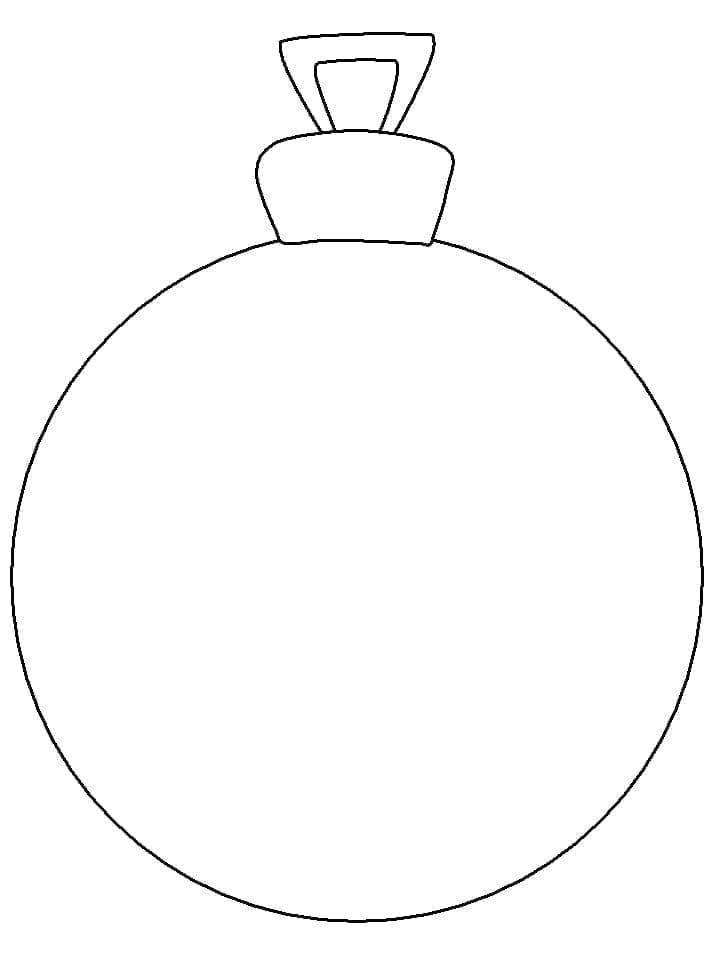 Fise de colorat cu Craciun Ornamente de colorat p26