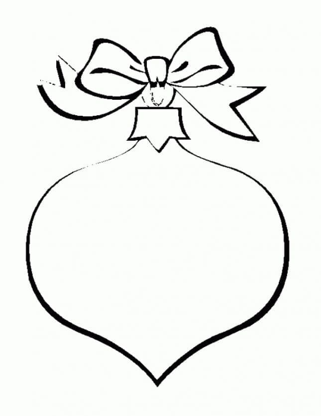 Fise de colorat cu Craciun Ornamente de colorat p39