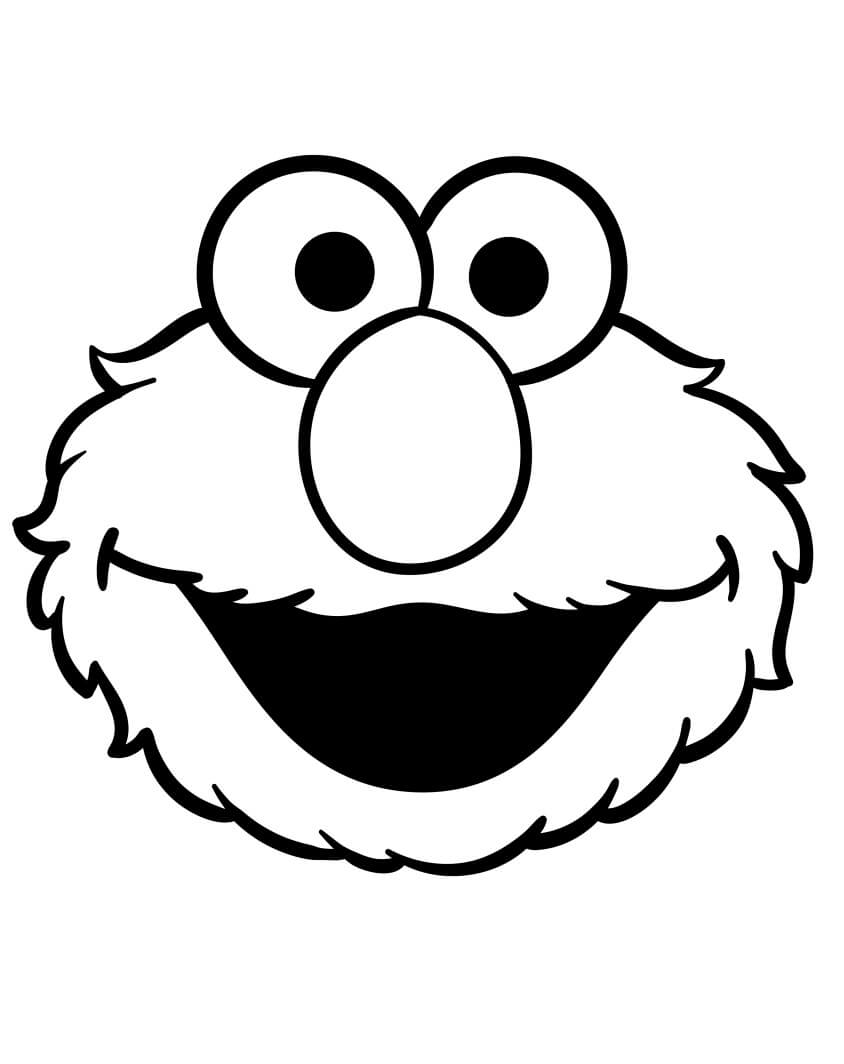 Fise de colorat cu Elmo de colorat p36