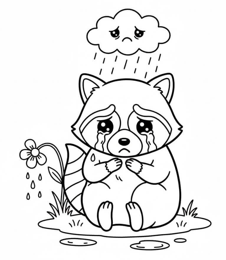 Fise de colorat cu Ratoni de colorat p01