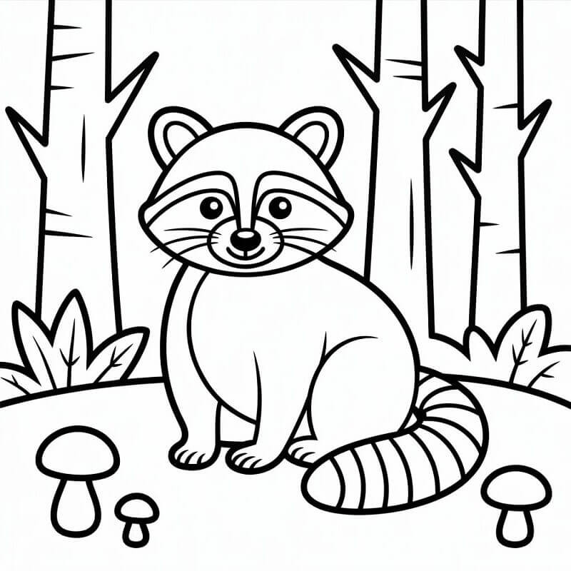 Fise de colorat cu Ratoni de colorat p09