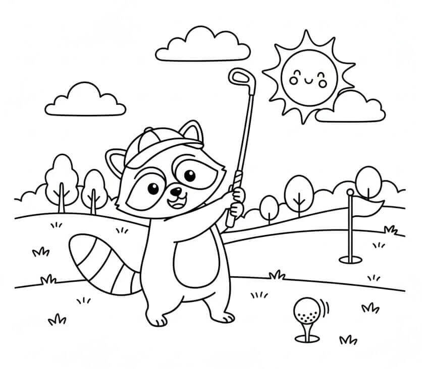 Fise de colorat cu Ratoni de colorat p17