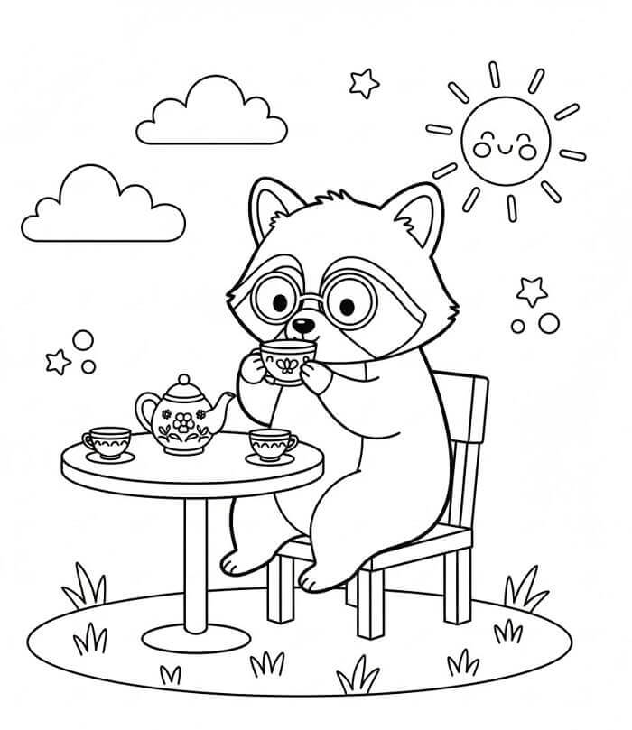 Fise de colorat cu Ratoni de colorat p19