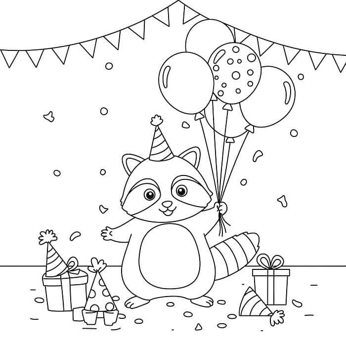 Fise de colorat cu Ratoni de colorat p27