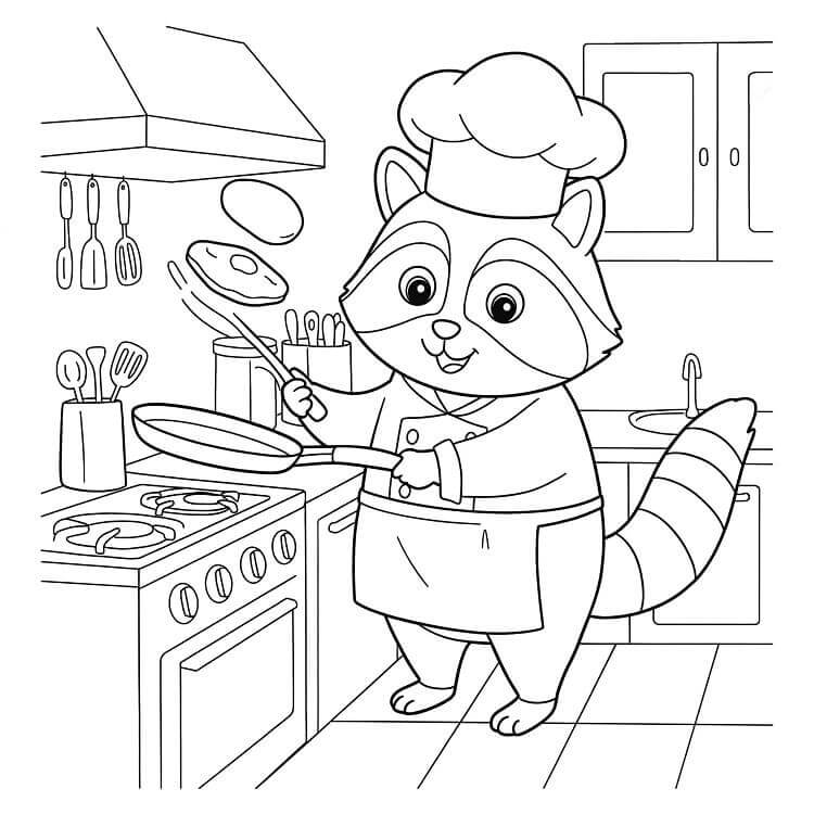 Fise de colorat cu Ratoni de colorat p33