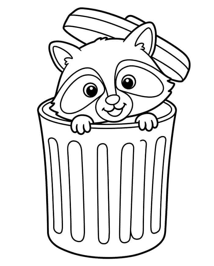 Fise de colorat cu Ratoni de colorat p34