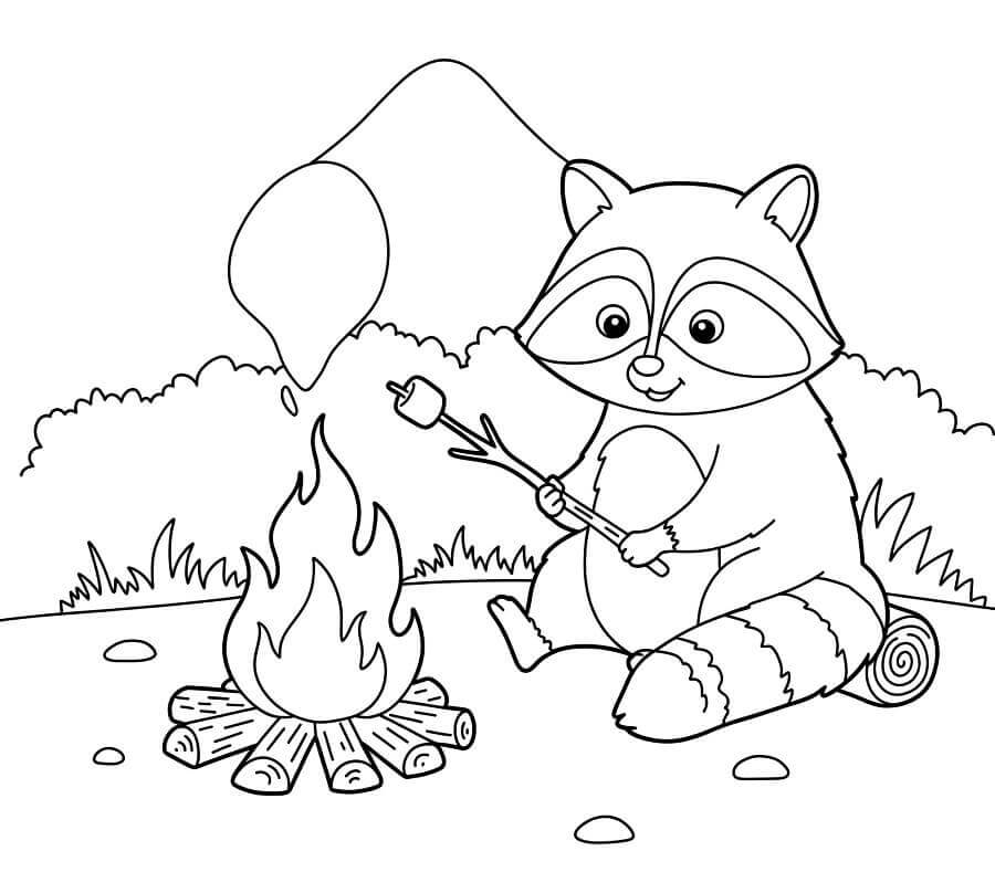 Fise de colorat cu Ratoni de colorat p38