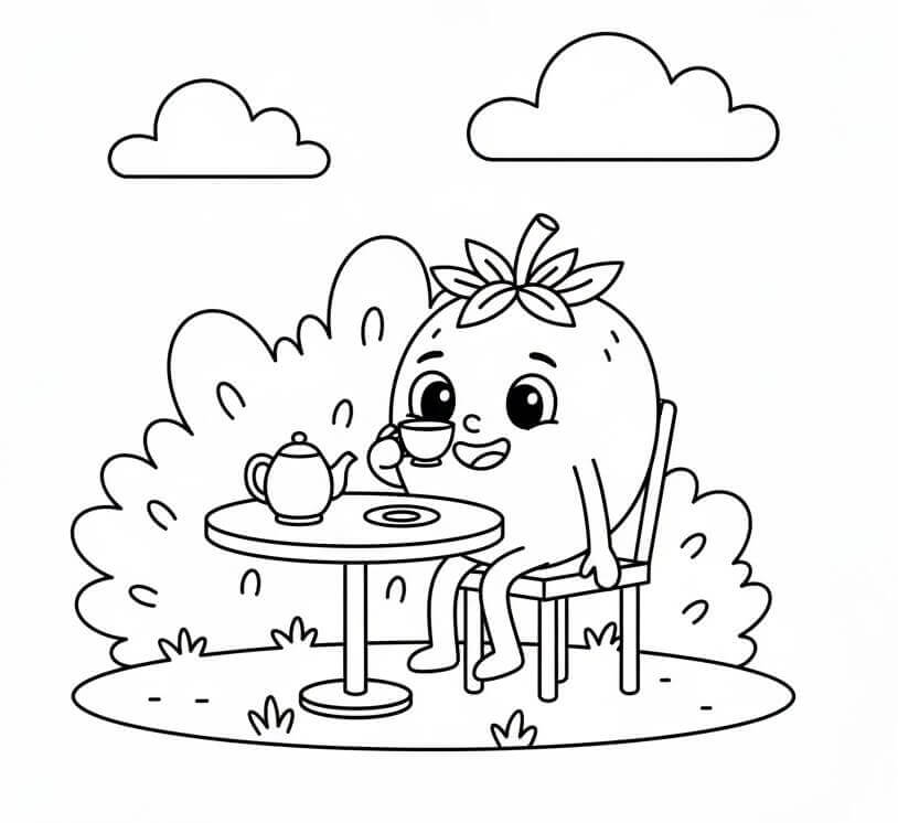 Fise de colorat cu Rosii de colorat p04