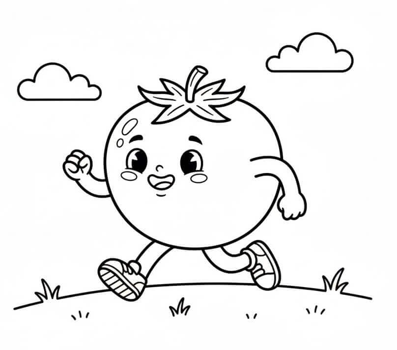 Planse de colorat cu Rosii