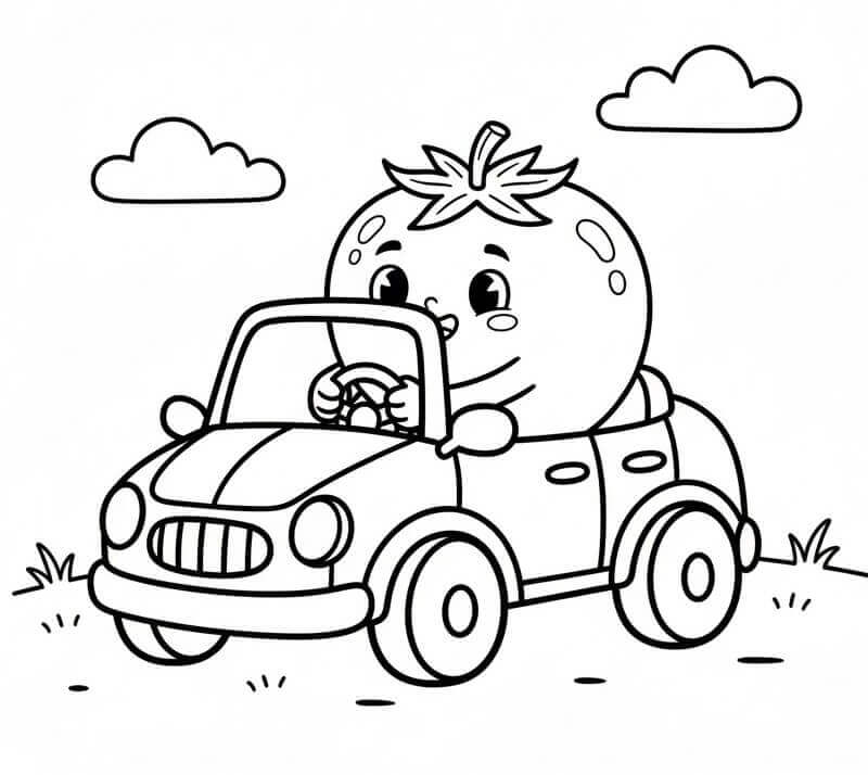 Fise de colorat cu Rosii de colorat p07