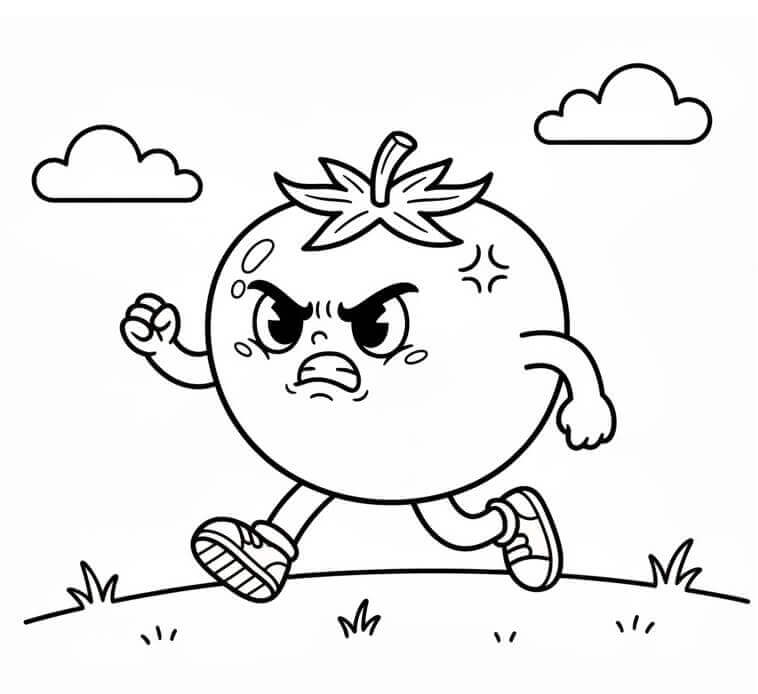 Fise de colorat cu Rosii de colorat p08