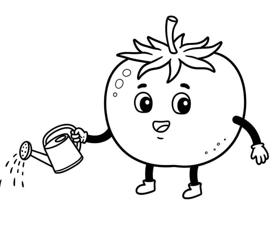 Fise de colorat cu Rosii de colorat p14