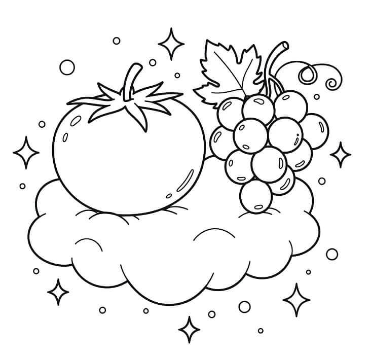 Fise de colorat cu Rosii de colorat p16