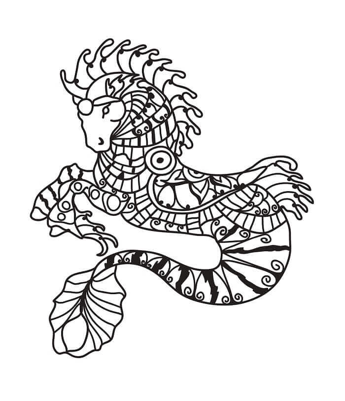 Fise de colorat cu Zentangle de colorat p02
