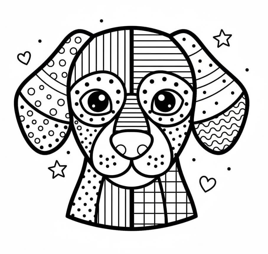 Fise de colorat cu Zentangle de colorat p03